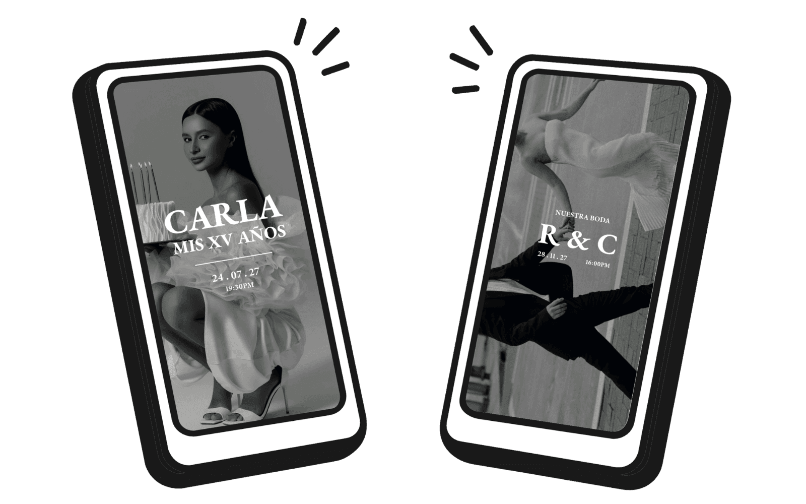 Invitation editor interface